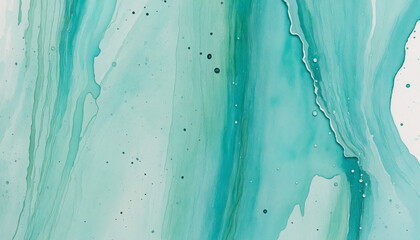 Sticker - Aquamarine watercolor background