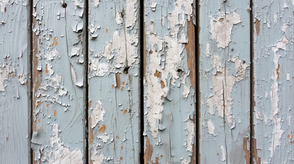  Wooden texture wall with peeling paint concept. Banner background design
