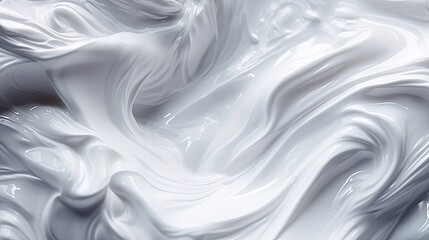 Shaving foam close-up, Hyper Real