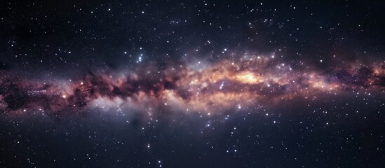 Wall Mural - universal milky way: a celestial symphony resonating through the universal, milky way galaxy
