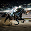 Jockey in a horse race 