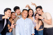 © Mdv Edwards - Fun shoot with 6 young interns posing with their boss. Startup company showing solidarity and unity.