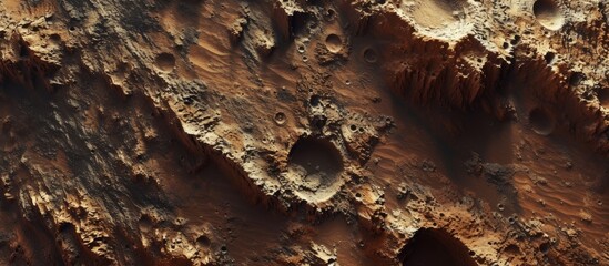 Stunning Close-Up of Surface on Red Planet Mars: Surface, Red Planet, and Close Up