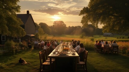 Wall Mural - fresh dinner farm