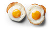 Breakfast Fried eggs Isolated on a transparent background, png