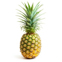 Sticker - pineapple isolated on white background