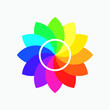 © Oepojo Oepo - Hue of Color. Kinds of Colour Separation. Hue Icon. Color Wheel - Vector