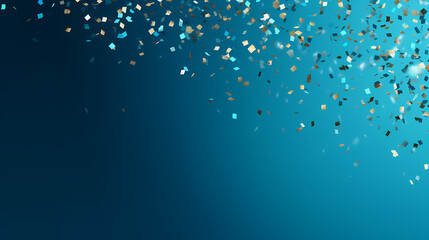 Confetti falling on festive background, confetti background