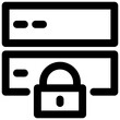 © khaled - encryption vector outline icon