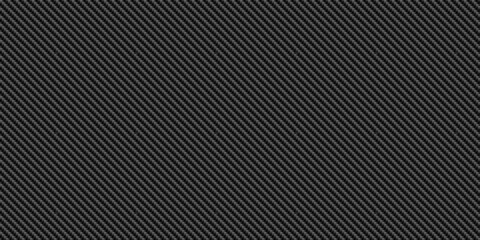 Black diagonal carbon fiber seamless texture pattern vector illustration. Textile fabric, car tuning or cloth macro seamless kevlar crisscross texture background.