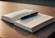 © Hans - A crisp, new journal open on a café table