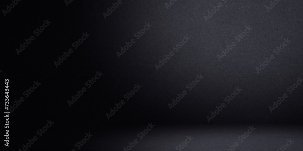 Abstract luxury blur dark gray and black gradient, empty space room for ...