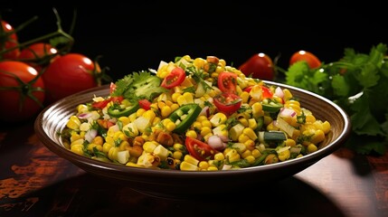 Sticker - summer corn salad