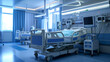 © standret - recovery ICU intensive care unit room ward with life support at hospital medical care emergency