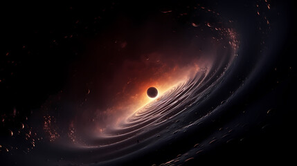 Wall Mural - space galaxy background, 3d illustration of nebulae in the universe