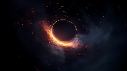 Wall Mural - space galaxy background, 3d illustration of nebulae in the universe