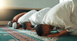 © Felix/peopleimages.com - Muslim, praying and men in a Mosque for spiritual religion together as a group to worship Allah in Ramadan. Islamic, Arabic and holy people with peace or respect for gratitude, trust and hope