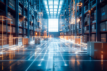 Logistics and Warehouse automation through use of modern digital technology