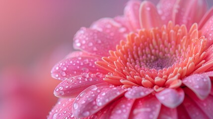 Poster - Macro shot of chrysanthemum flower