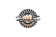 vector of hand holding a wrench for mechanic logo design, machine repair service