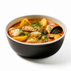  Bouillabaisse soup closeup