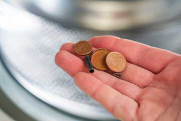 Things found in the washing machine after opening