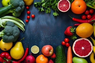 Canvas Print - fruits and vegetables