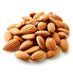 Wall Mural - Heap of Peeled Almonds