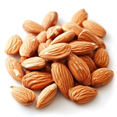 Wall Mural - Heap of Peeled Almonds