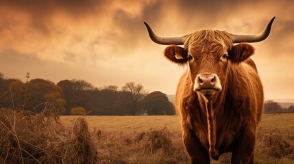 Poster - cattle cow bull