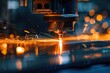 High precision CNC laser cutting milling machine