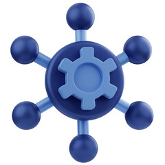 Framework Programing Language 3D Illustration