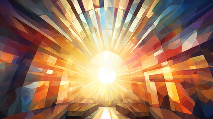 Wall Mural - the empty easter tomb of jesus christ.