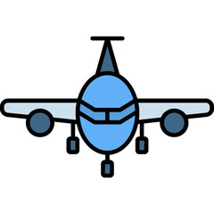 Sticker - Airplane Icon