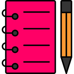 Sticker - Notebook Icon