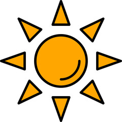 Sticker - Sun Icon