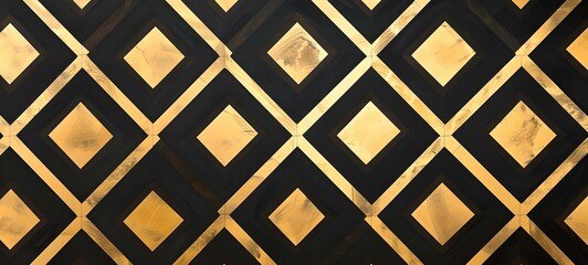 Elegant gold and black patterned background. perfect for luxury design projects. simple, versatile, and stylish. AI