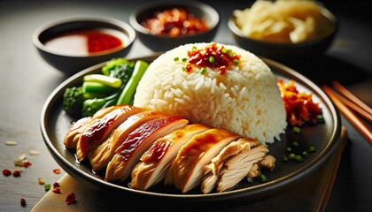 Canvas Print - Singaporean chicken rice