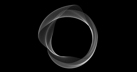 Abstract Modern Background Loop. curved wavy lines tech futuristic motion background. dynamic abstract line waving loop line. Metaverse Abstract Seamless wave abstract lines stream 4K background loop