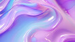 Holograficzna tapeta opalowa - technika i sztuka. Różowe, fioletowe i niebieskie odcienie tła cieczy o nieregularnych kształtach.