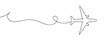 © Proongnee - airplane line art style vector with transparent background.
