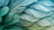 © Manyapha - Delicate feather detail in the soothing greens and blues of Grow Your Own
