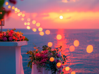 Wall Mural - sunset over the sea