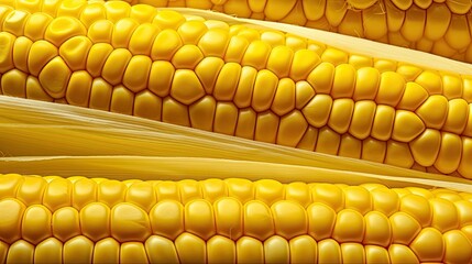 Wall Mural - kernels corn close-up