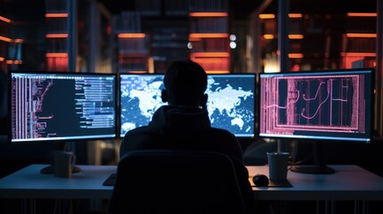 Programmers sit in front of the computer and write the source code and make changes to it
