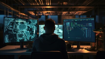 Programmers sit in front of the computer and write the source code and make changes to it