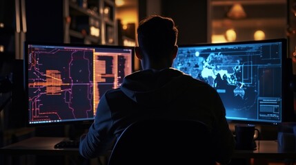 Programmers sit in front of the computer and write the source code and make changes to it