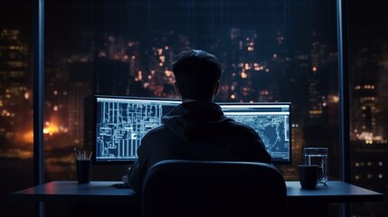 Programmers sit in front of the computer and write the source code and make changes to it