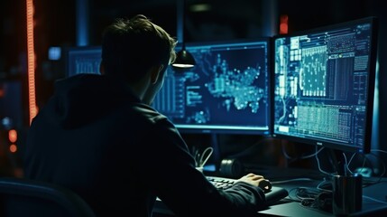 Programmers sit in front of the computer and write the source code and make changes to it