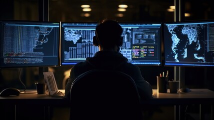 Programmers sit in front of the computer and write the source code and make changes to it